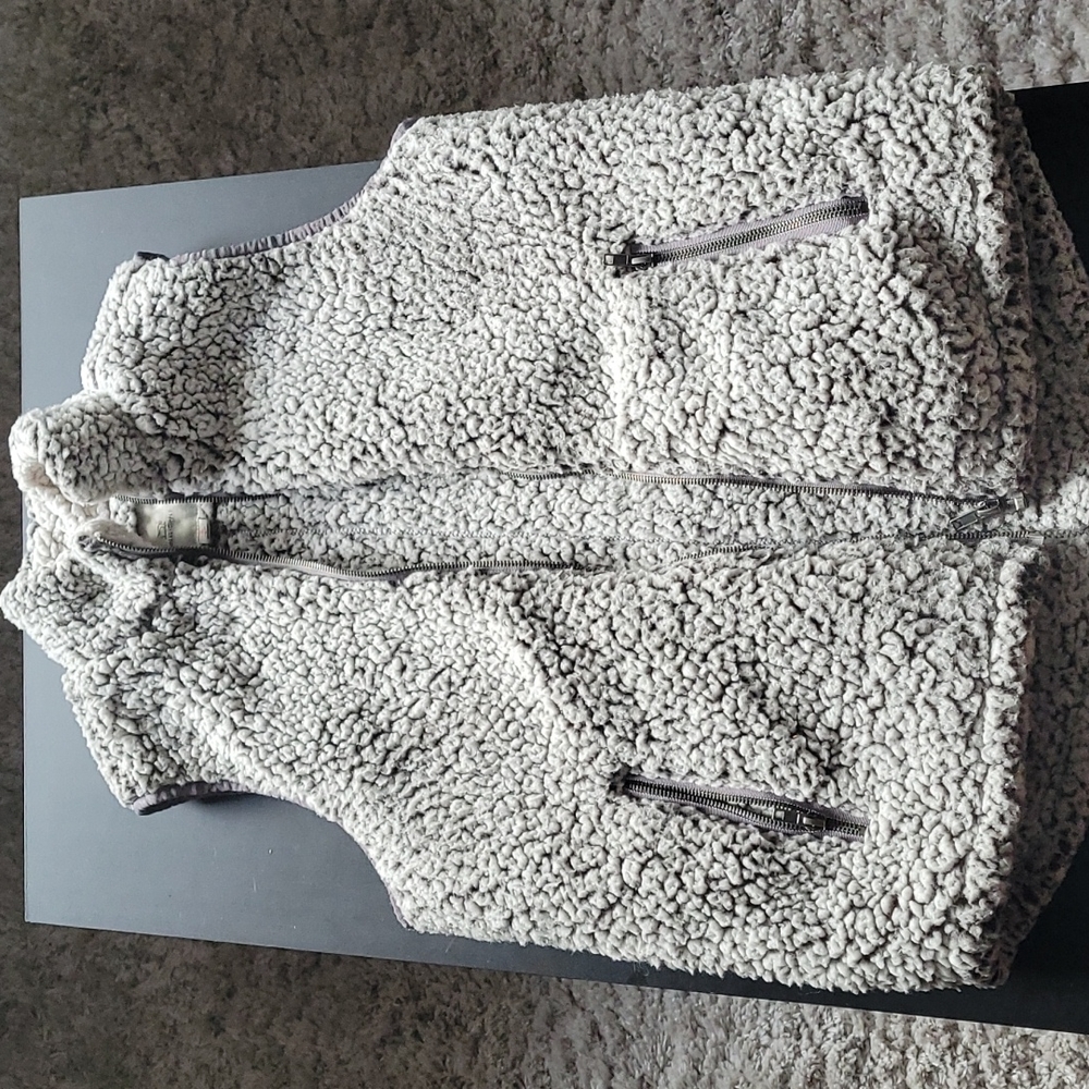 Thread & Supply Grey Sherpa Vest